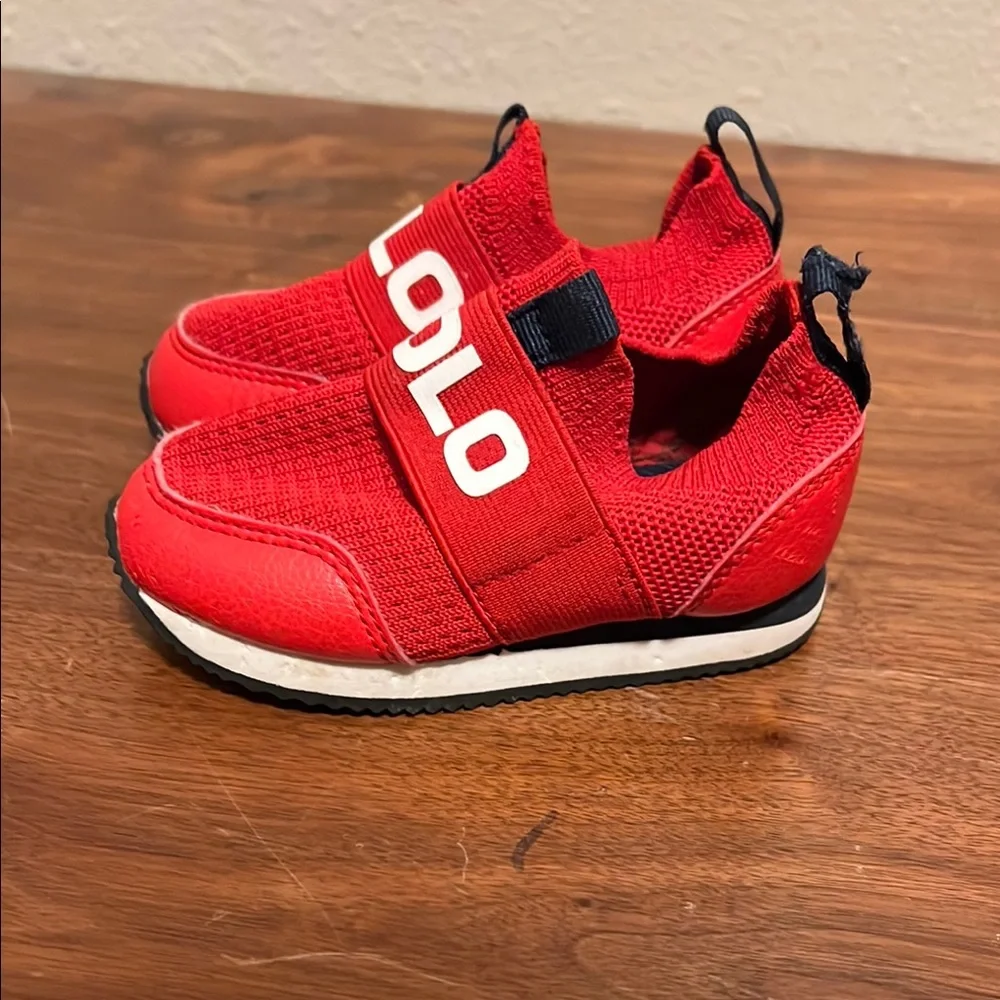 Polo by Ralph Lauren Slip On Sneakers Boy's‎ Size 5